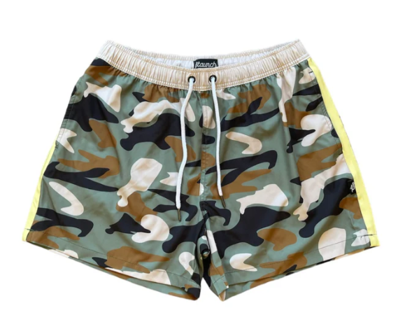 Street To Swim Shorts - Natural Camo
