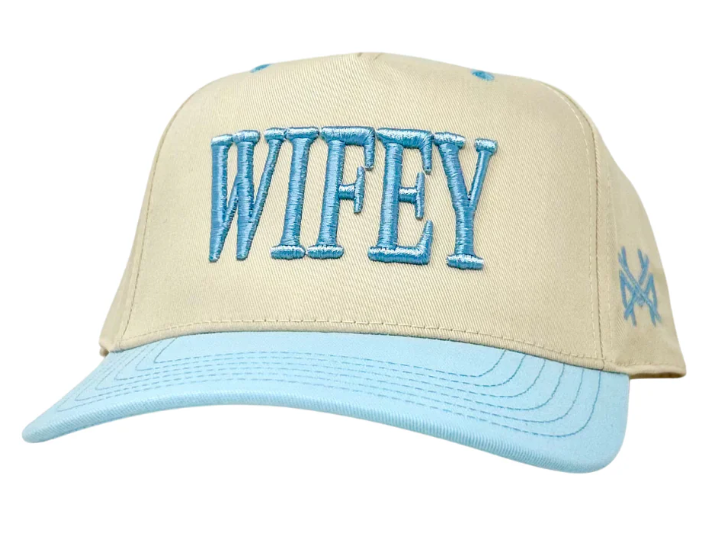 MHC Wifey trucker Hat - Powder Blue/Natural