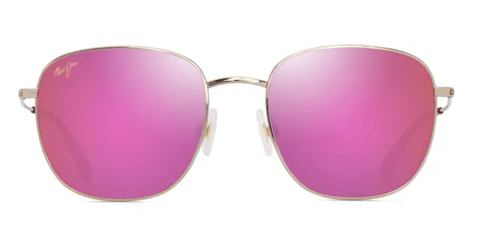 Olali Asian Fit Shiny Light Gold Violet & Pink w/ Maui Sunrise