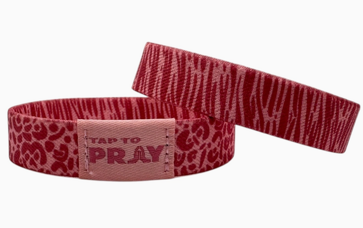 Tap To Pray™ Wristbands - Safari Rose