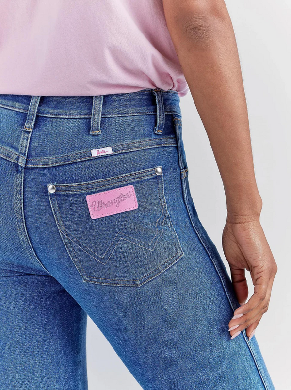 Wrangler X Barbie™ Westward High Rise Bootcut Jean - Wrangler Blue
