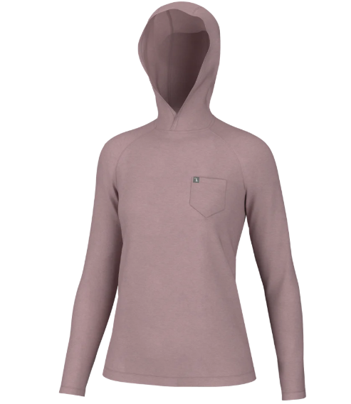 LG Heather-Blend Hoodie - Blush