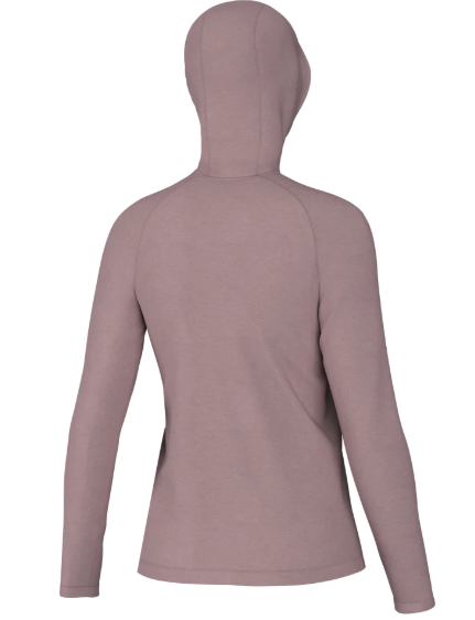 LG Heather-Blend Hoodie - Blush