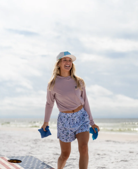 LG Heather-Blend Hoodie - Blush