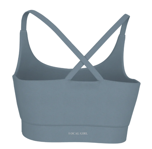 Local Girl Sports Bra - Slate
