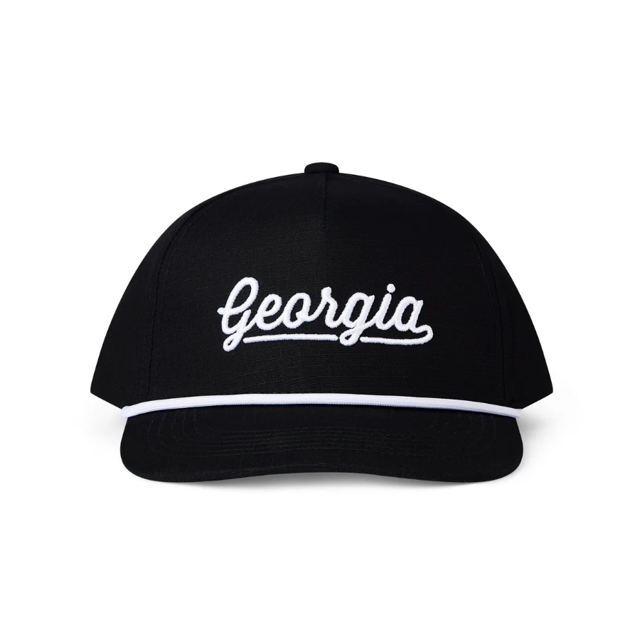 Cap - Georgia Script - Black