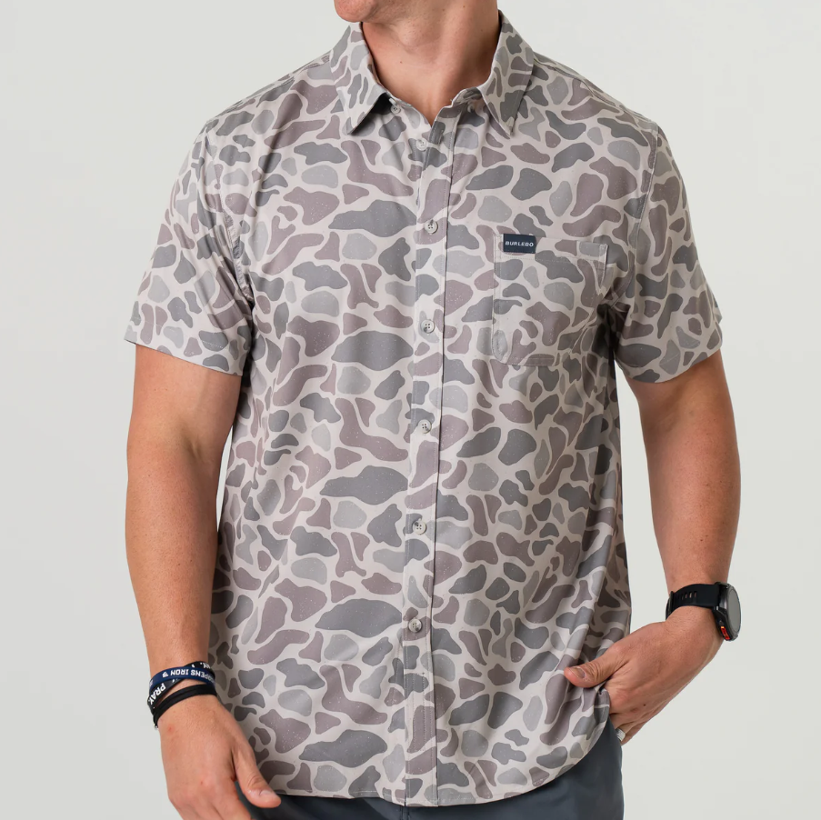 Performance Button Up - Classic Deer Camo