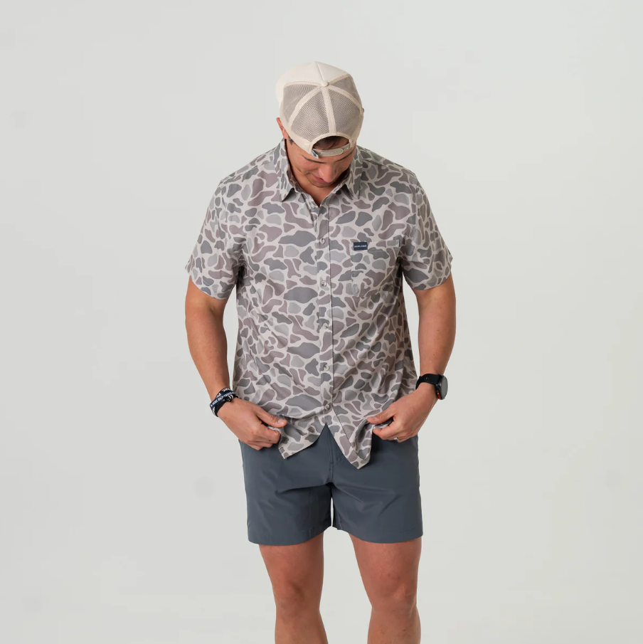 Performance Button Up - Classic Deer Camo