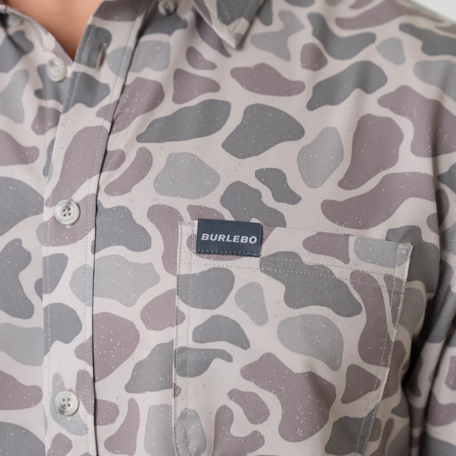 Performance Button Up - Classic Deer Camo