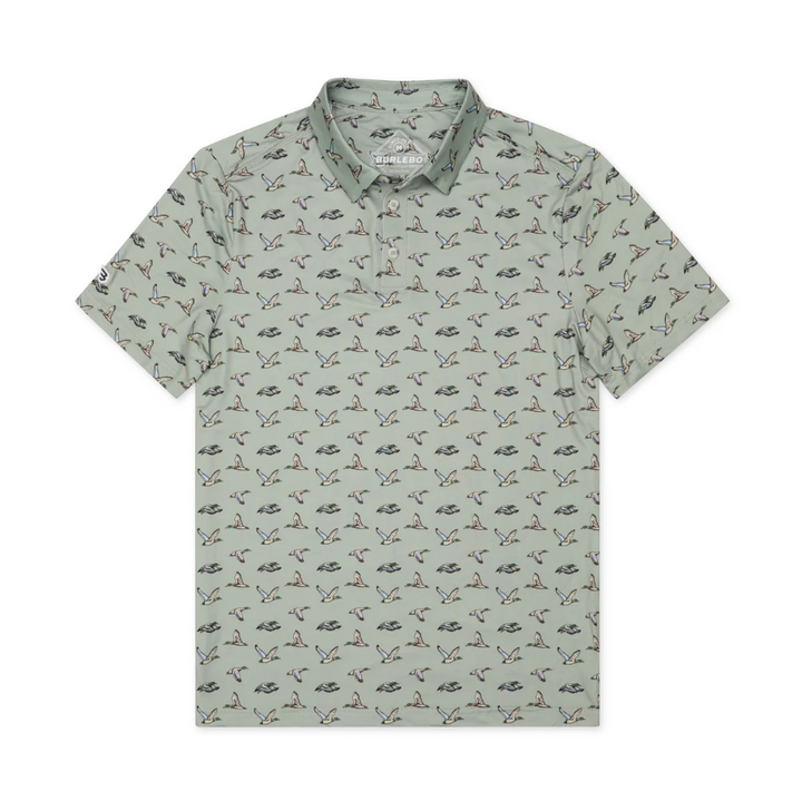 Performance Polo - Flying Ducks - Green