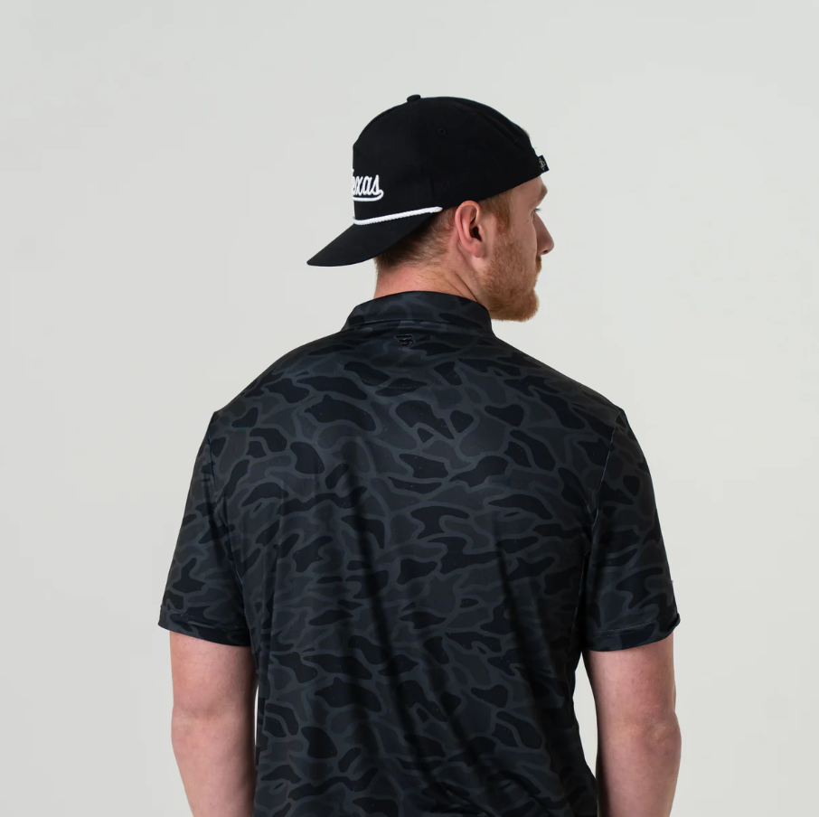 Performance Polo - Black Camo