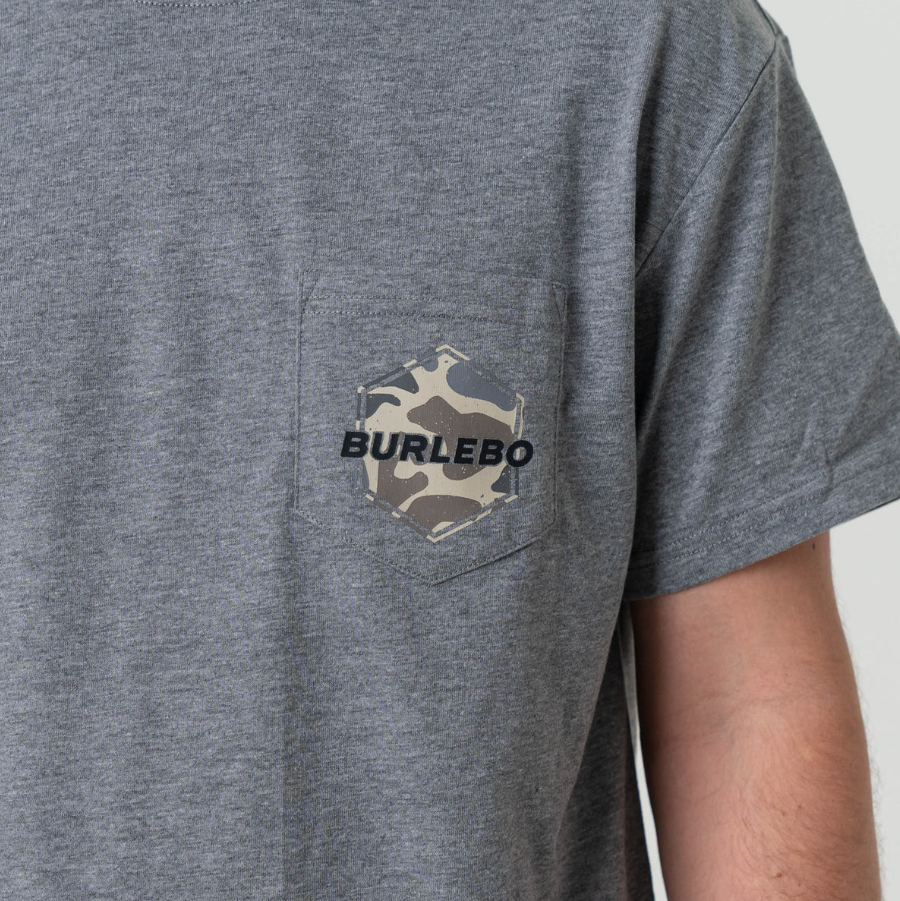 SS - Rad Dad Deer Camo - Dark Heather Grey