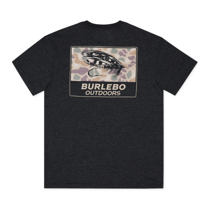 SS- Camo Big Fly - Heather Black
