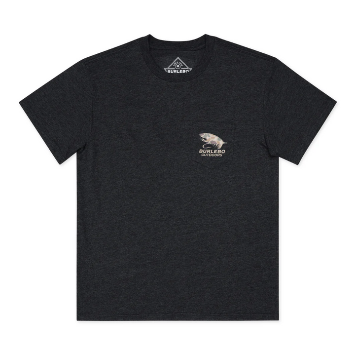 SS- Camo Big Fly - Heather Black