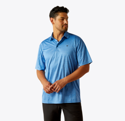Charger 2.0 Printed Polo - Classic Blue