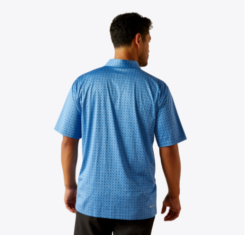 Charger 2.0 Printed Polo - Classic Blue