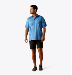 Charger 2.0 Printed Polo - Classic Blue
