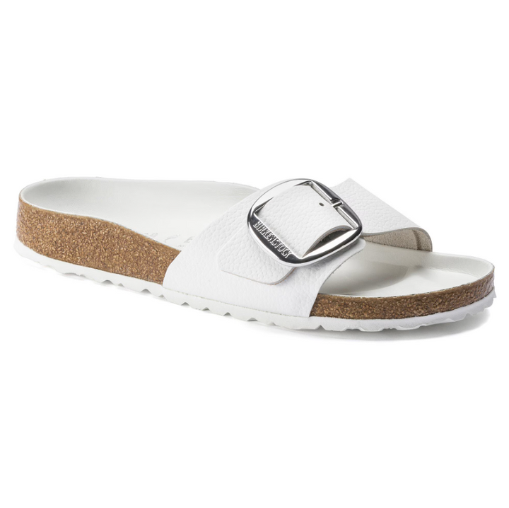 Madrid Big Buckle - Leather - White