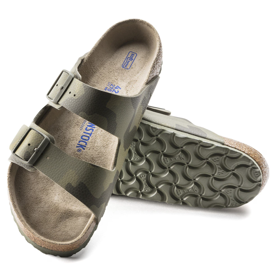 Arizona Soft Footbed - Birko-Flor - Desert Soil Camo Green