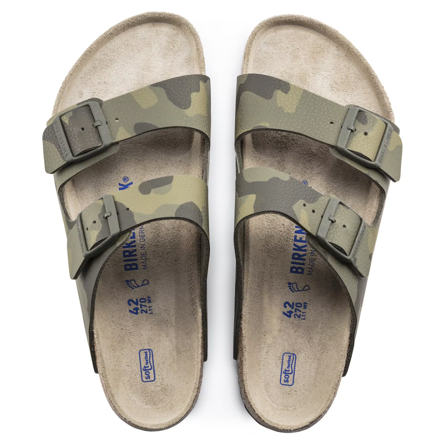 Arizona Soft Footbed - Birko-Flor - Desert Soil Camo Green