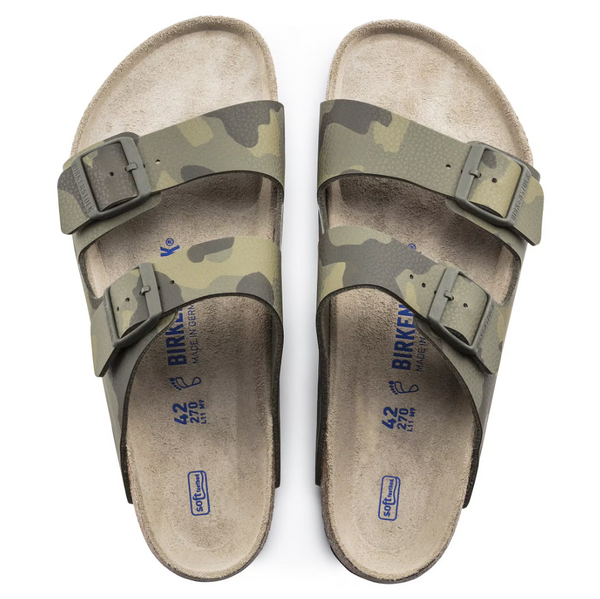 Arizona Soft Footbed - Birko-Flor - Desert Soil Camo Green