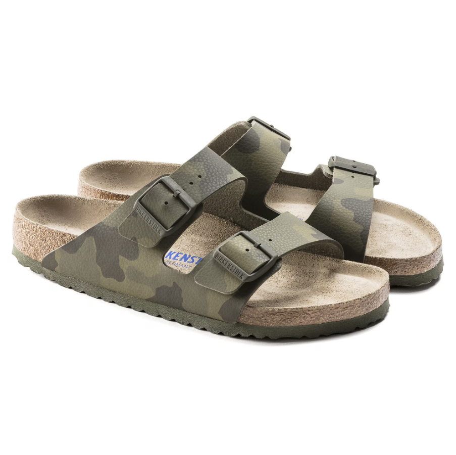 Arizona Soft Footbed - Birko-Flor - Desert Soil Camo Green