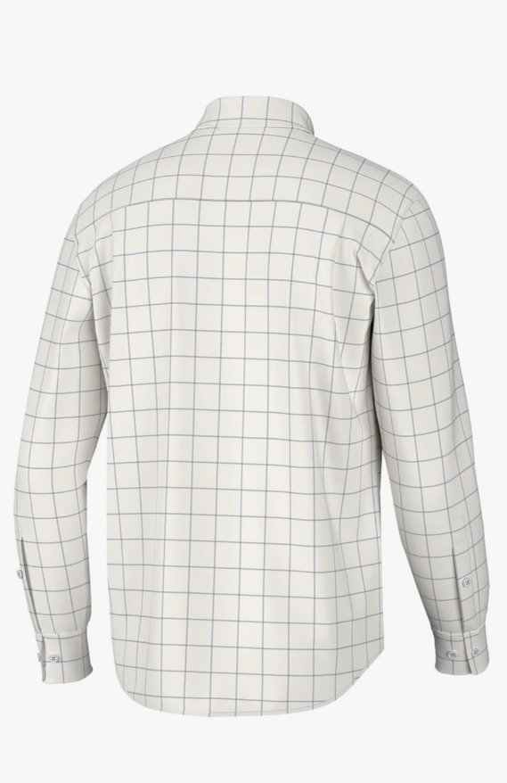 Hadley Classic Long Sleeve Button Down - Blue Windowpane