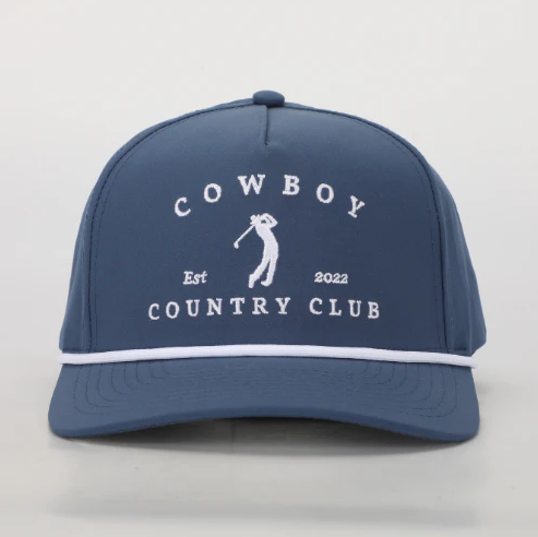 Golfer Roped Hat Navy