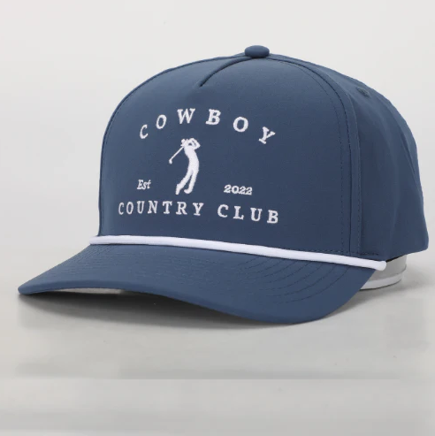 Golfer Roped Hat Navy