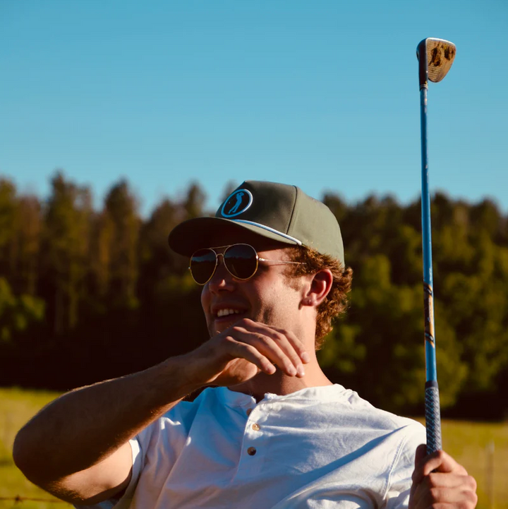Circle Golfer Roped Hat