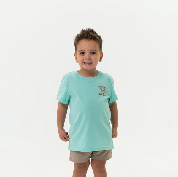 Youth Tee - Mallard Camo Dog - Island Reef