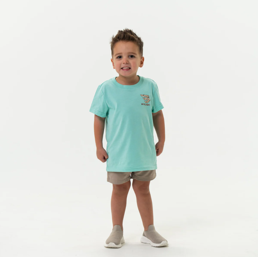 Youth Tee - Mallard Camo Dog - Island Reef