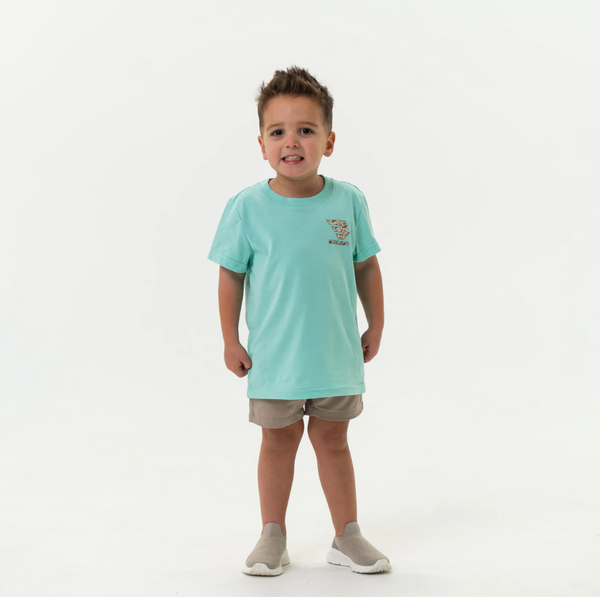 Youth Tee - Mallard Camo Dog - Island Reef