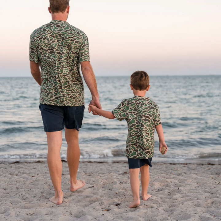 Youth Retro Duck Camo SS Tee - BURLEBO Duck