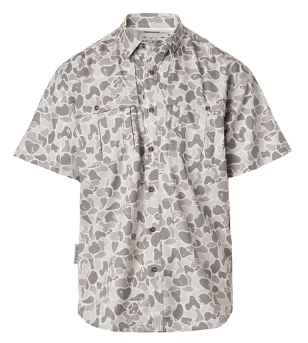 Youth Marsh Camo Button Down S/S