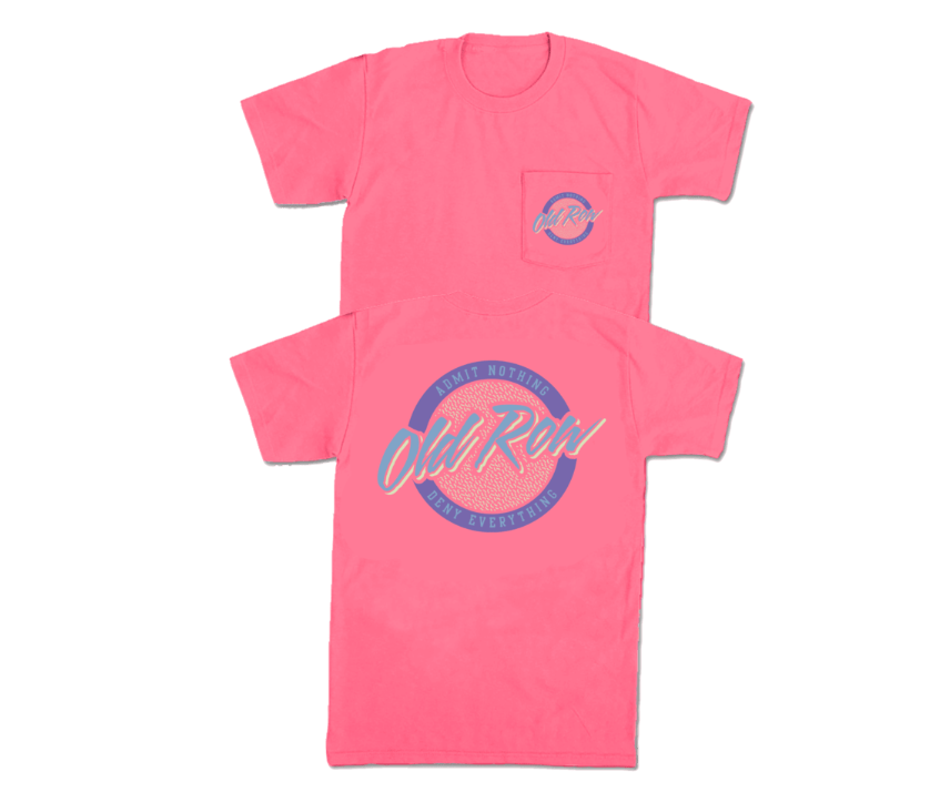 Circle Logo Pocket Tee - Watermelon