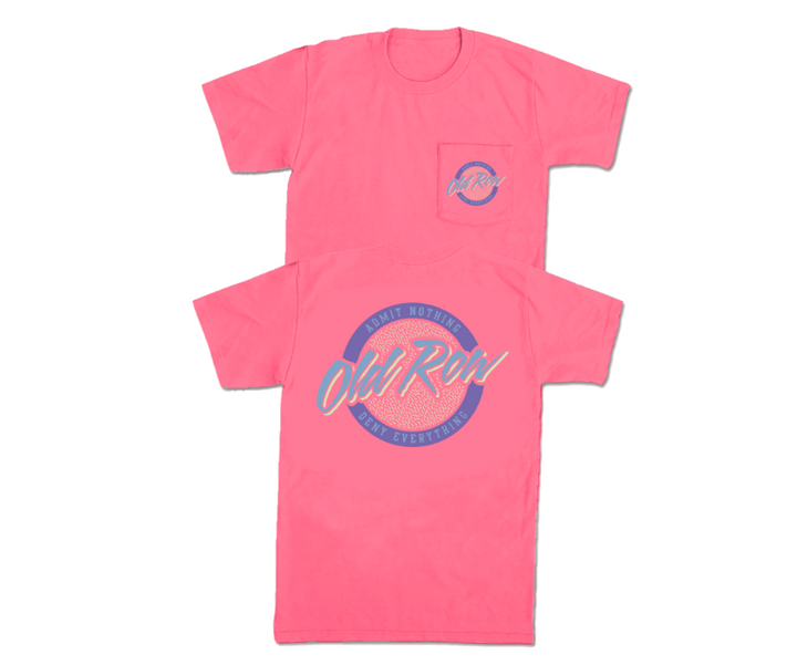 Circle Logo Pocket Tee - Watermelon