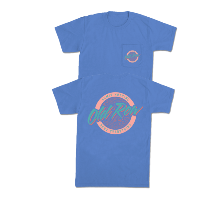 Circle Logo Pocket Tee - Mystic Blue