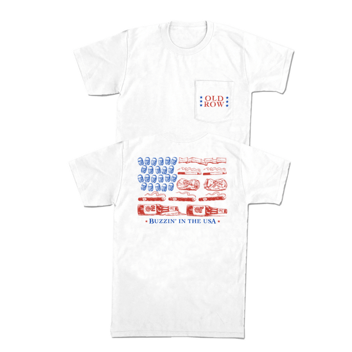 GBC Retro Can Pocket Tee - White