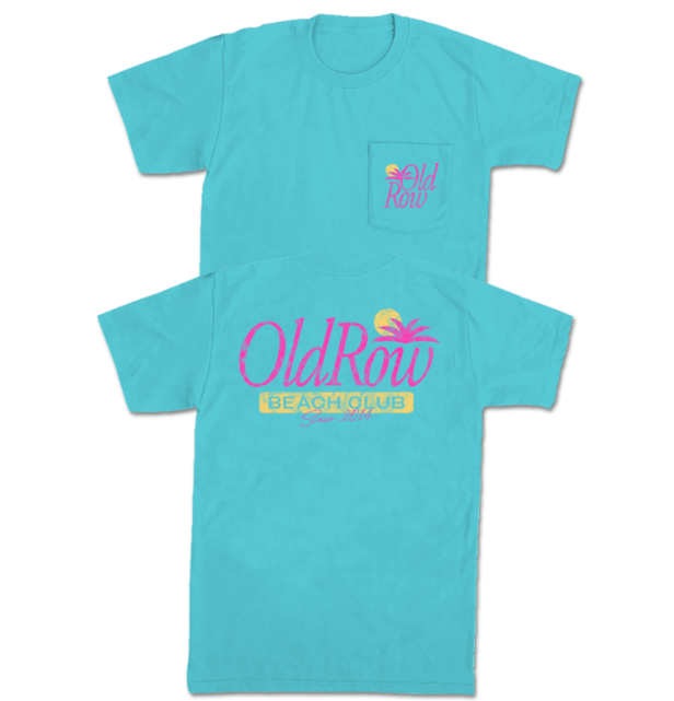 Old Row Beach Club 2.0 Pocket Tee - Sapphire
