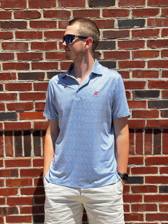 The "A" Performance Polo - Floral