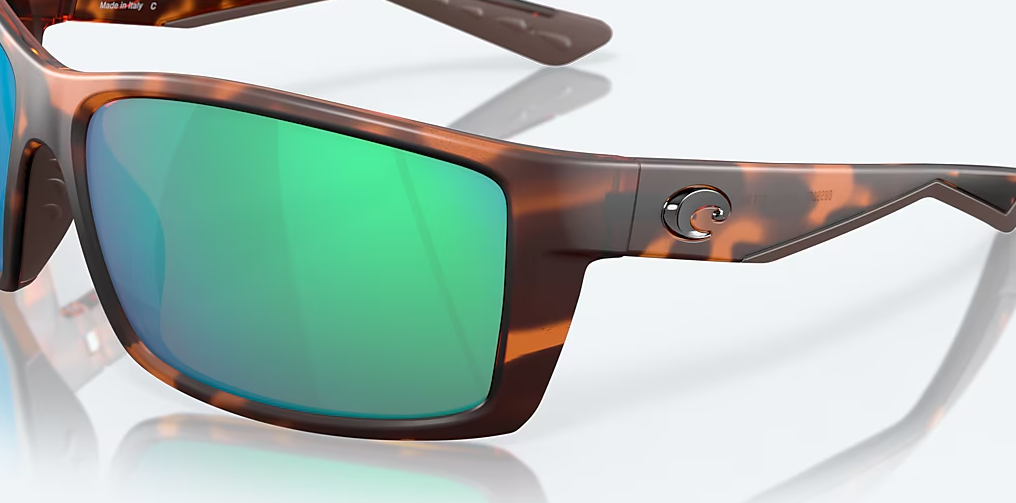 Reefton Matte Tortoise Green Mirror 580G
