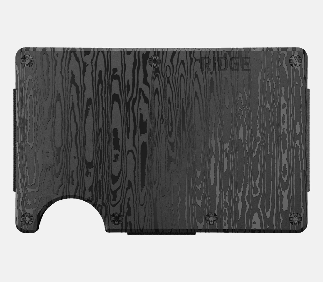 Black Damascus - Money Clip & Strap