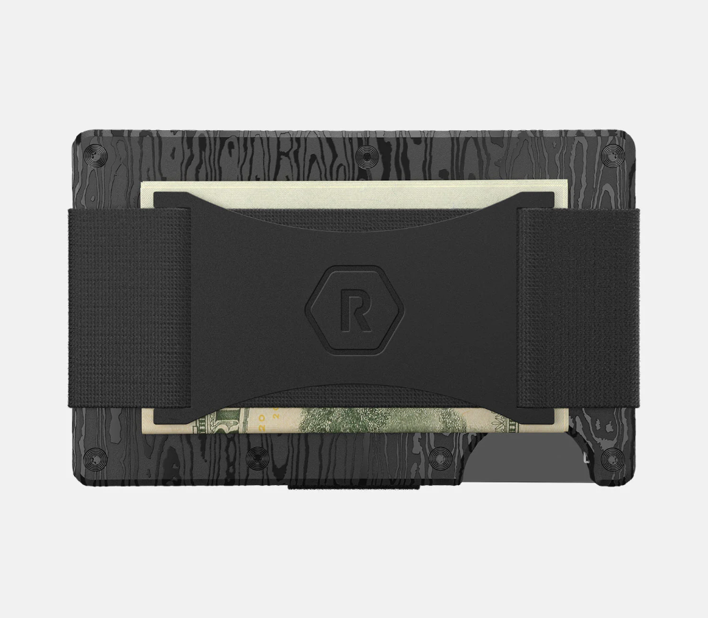 Black Damascus - Money Clip & Strap