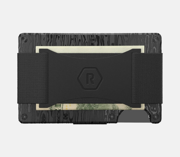 Black Damascus - Money Clip & Strap
