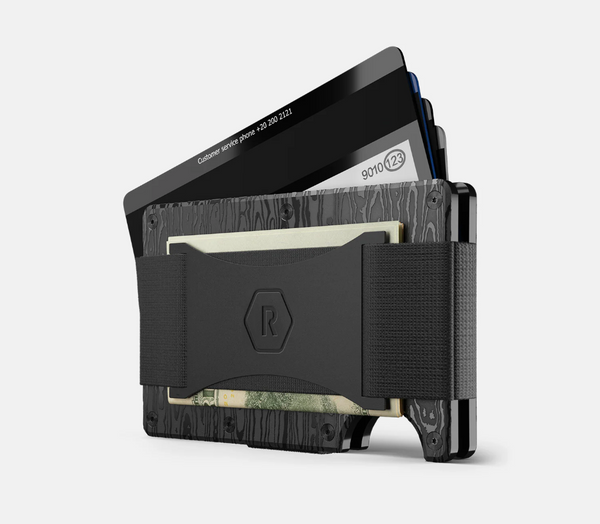 Black Damascus - Money Clip & Strap