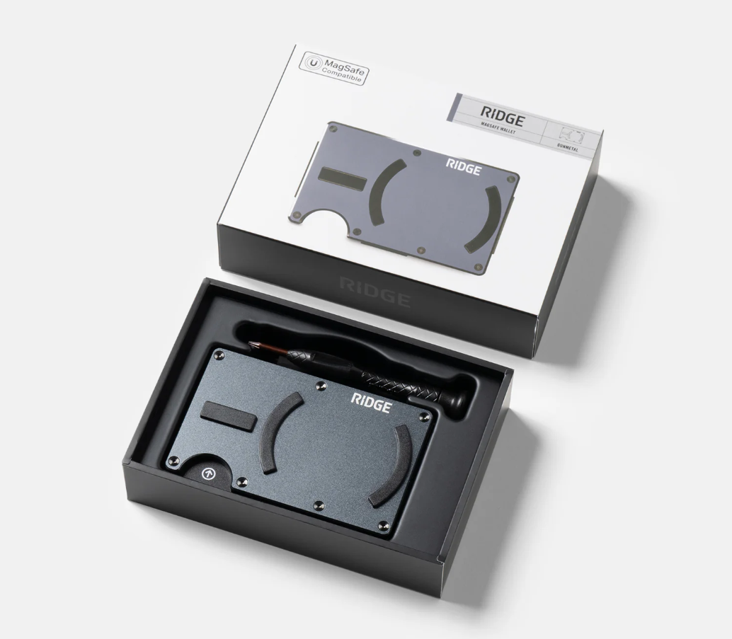 Ridge Walet For Magsafe - Gunmetal
