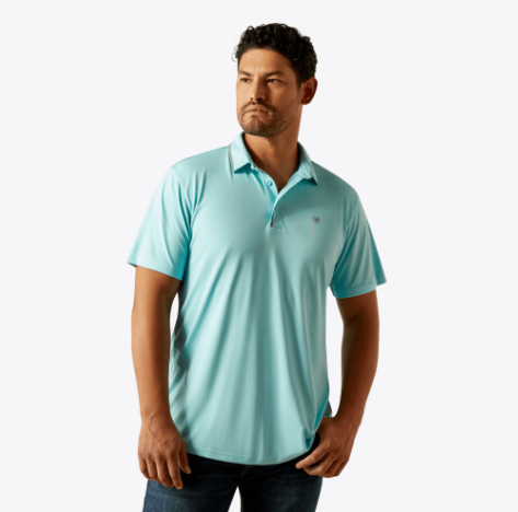 Welded TEK Fitted Polo - Angel Blue