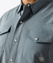 Western VentTEK Classic Fit Shirt - Newsboy Blue