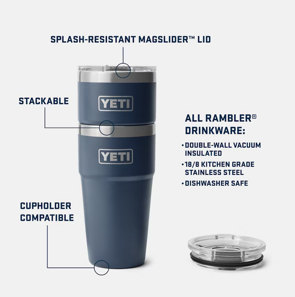 Rambler® 20 oz Stackable Cup - Cape Taupe